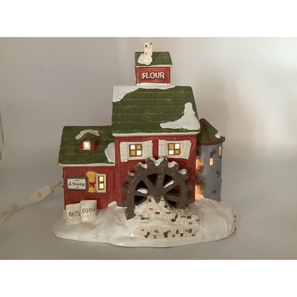 Dept. 56 J. Young's Granary Porcelain House - Picture 6 of 16
